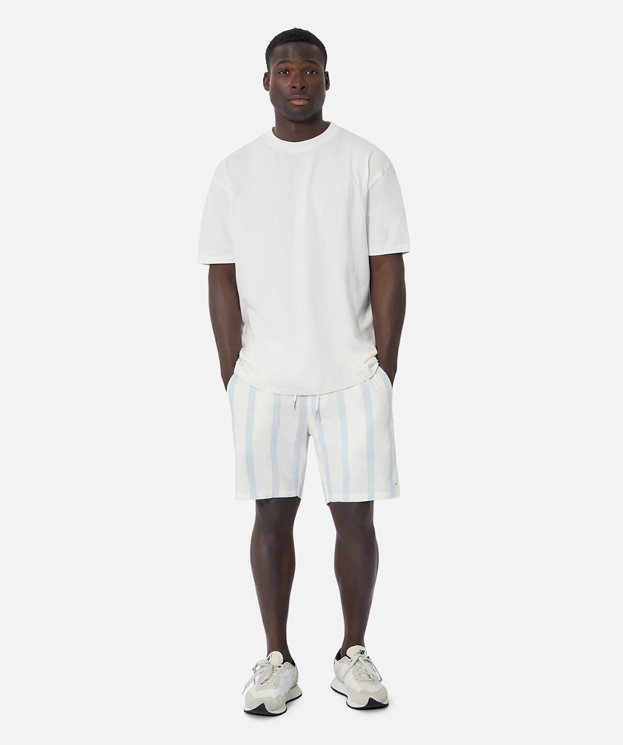 Shop The Mykonos Short in Cream/Blue | Industrie Clothing – Industrie ...