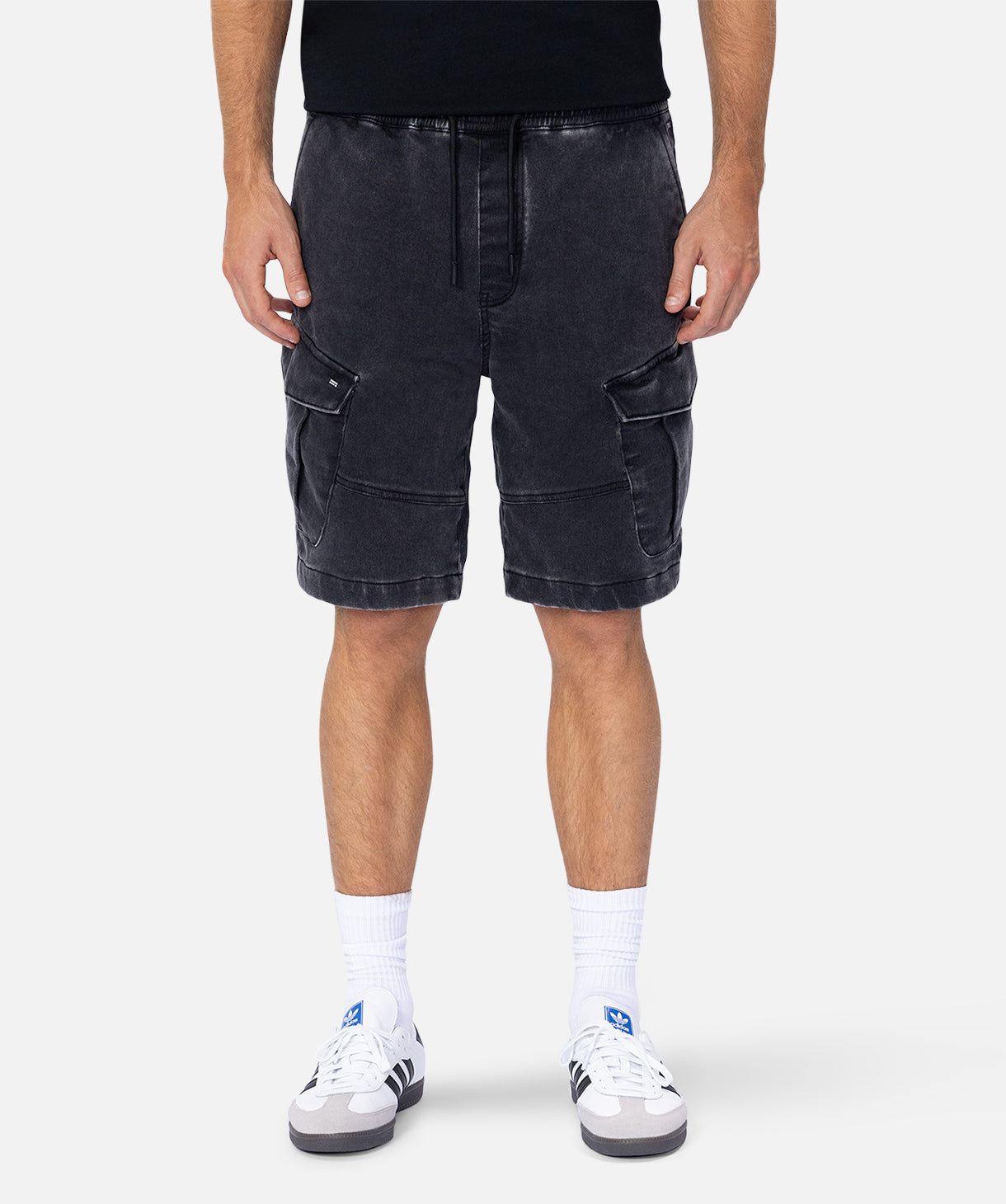 The Muntion Combat Short - Washed Black – Industrie Clothing Pty Ltd