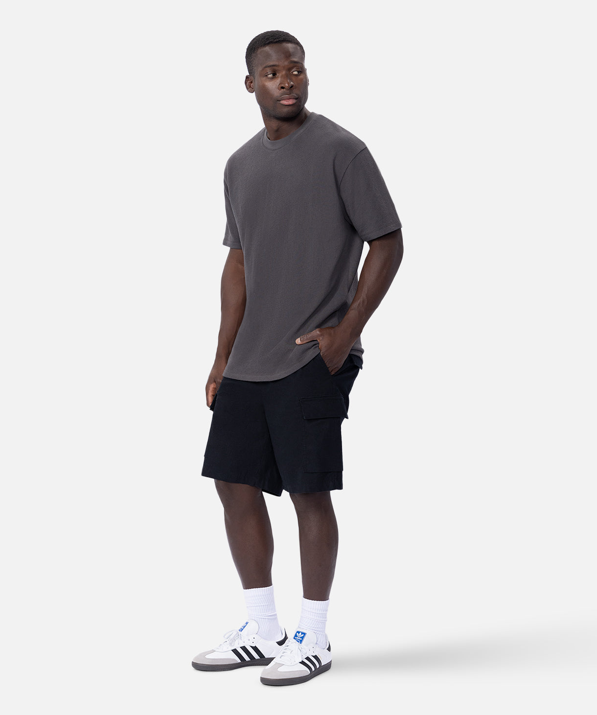 The Henderson Boucle Tee - Onyx