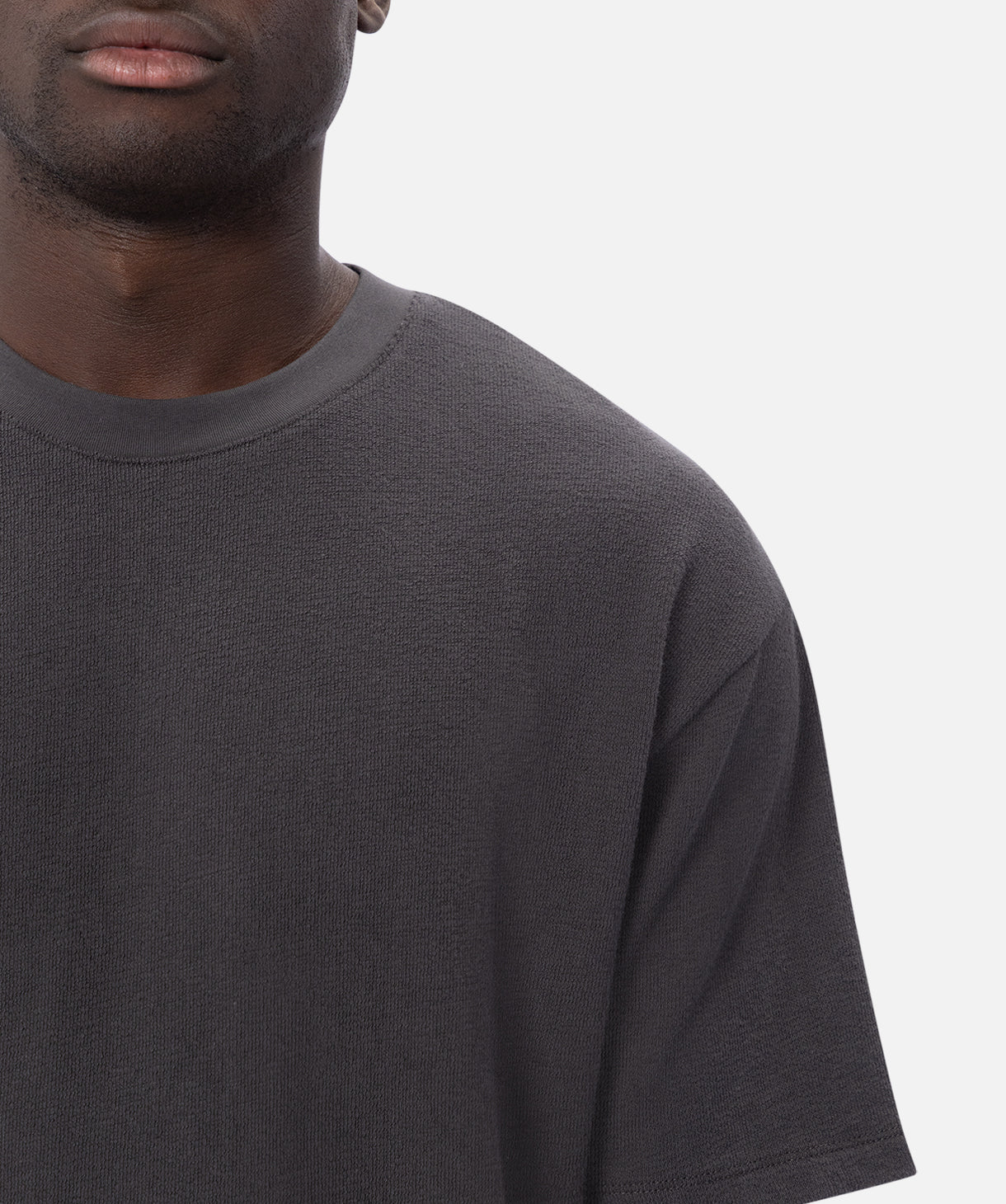 The Henderson Boucle Tee - Onyx