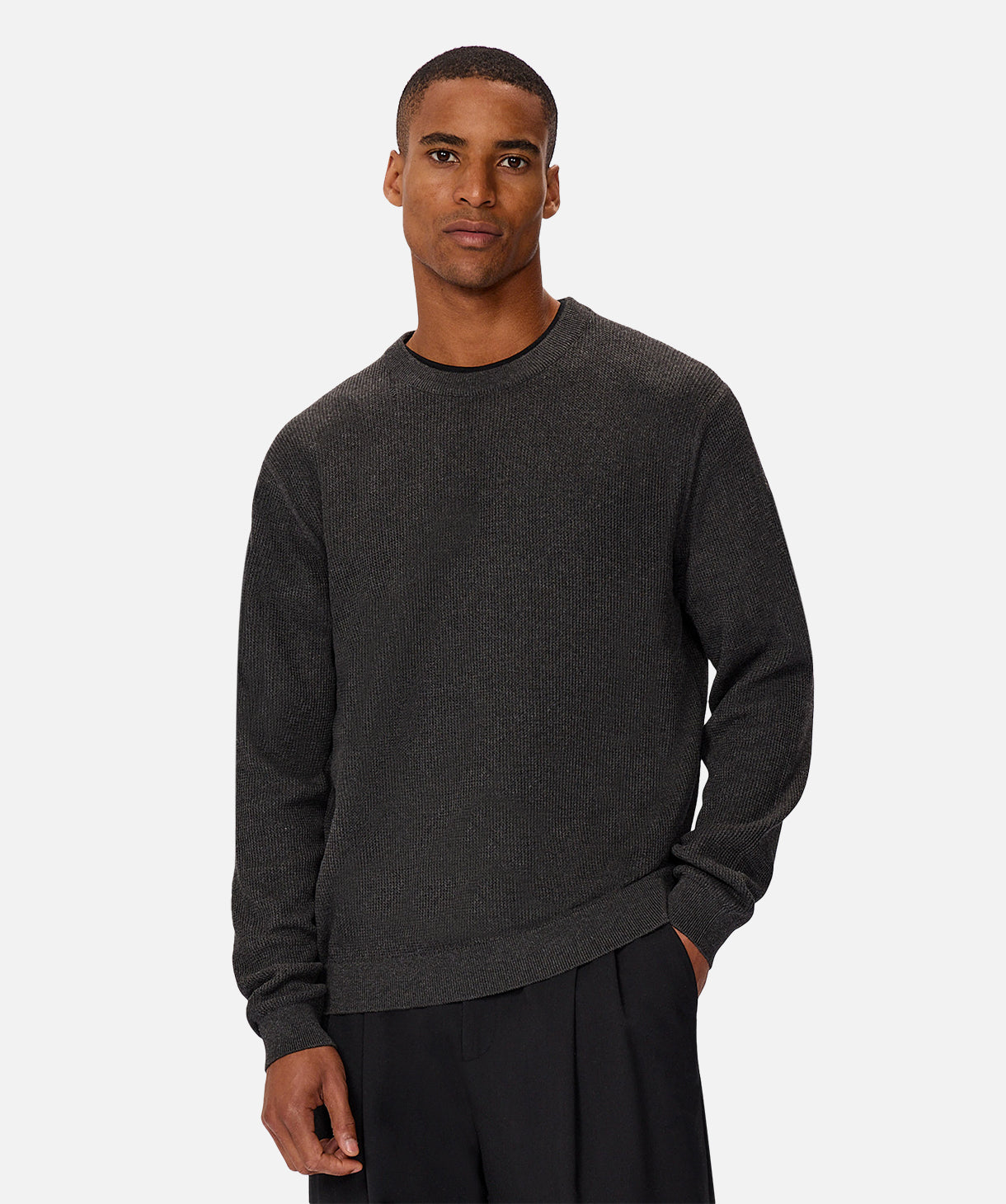 The Archer Knit - Charcoal Marle – Industrie Clothing Pty Ltd