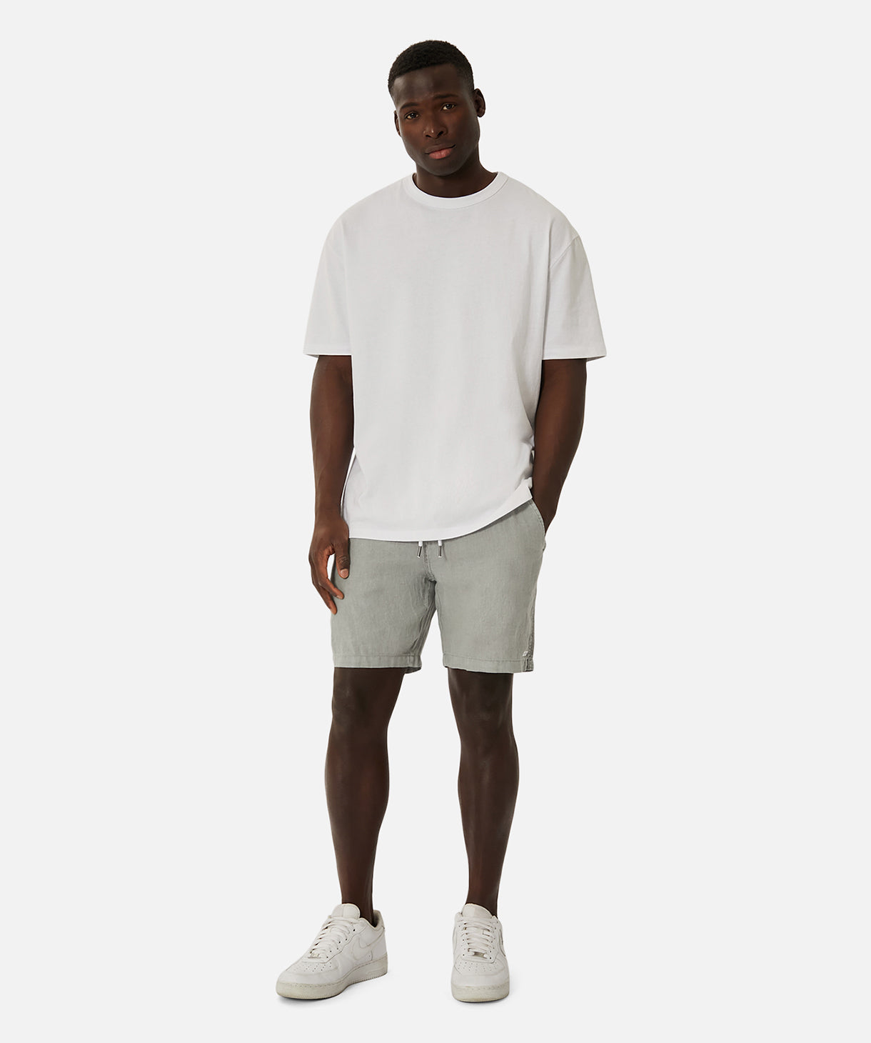 The Marina Linen Short - Washed Blue – Industrie Clothing Pty Ltd