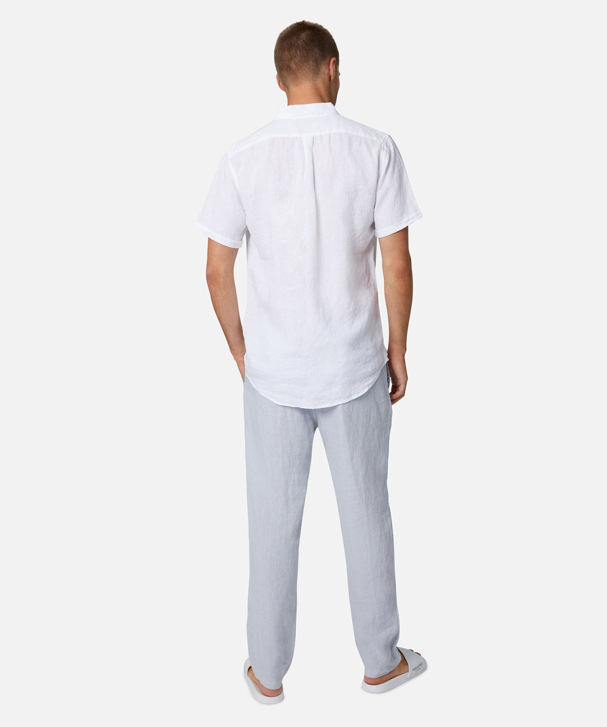 The Tennyson Linen S/s Shirt - White – Industrie Clothing Pty Ltd