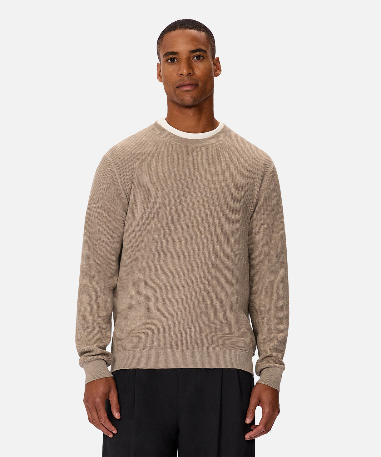 The Archer Knit - Walnut – Industrie Clothing Pty Ltd