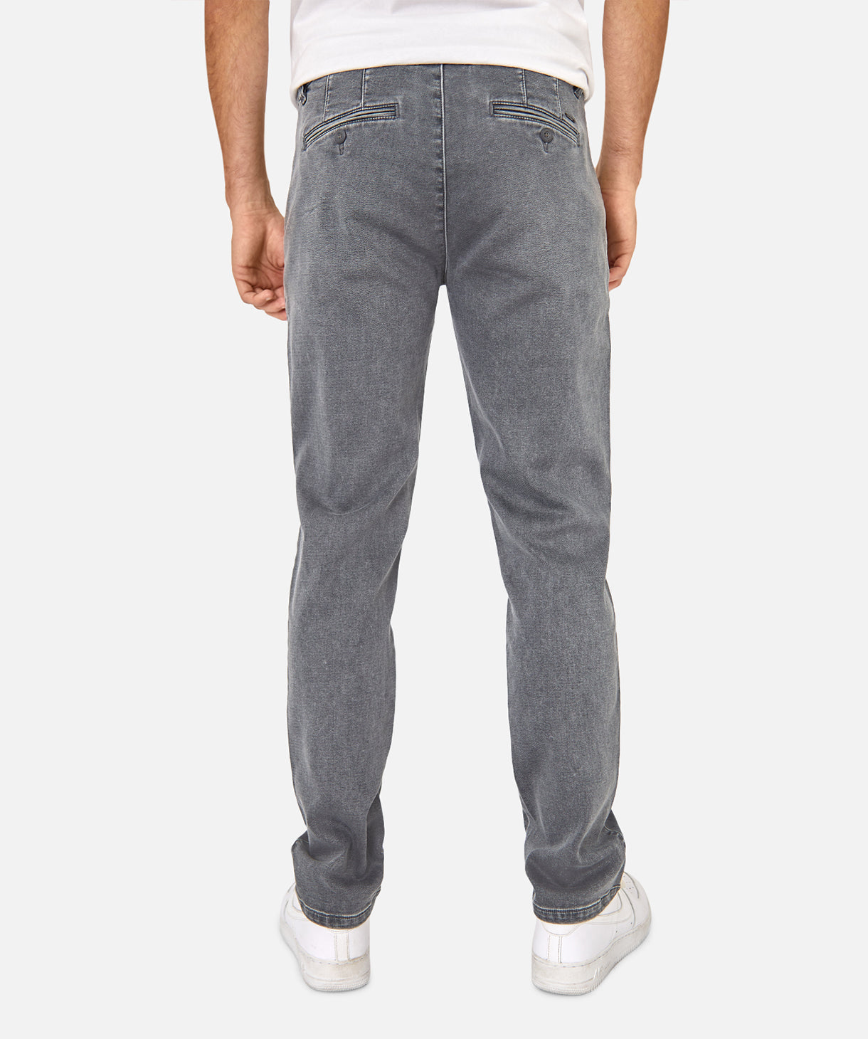 BASICS casual_trousers_men_westernwear : Buy BASICS Tapered Fit Laurel Grey  Stretch Trouser-21btr44219 Online | Nykaa Fashion