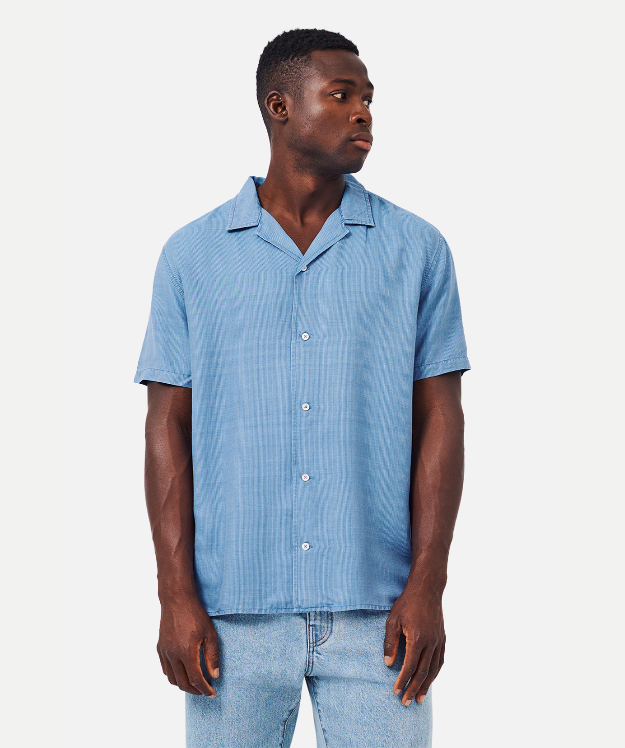 The La Vista S/s Shirt - Indigo