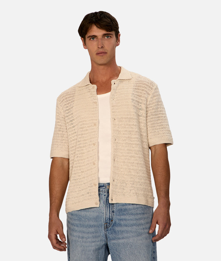 The Marques S/s Shirt - Oat