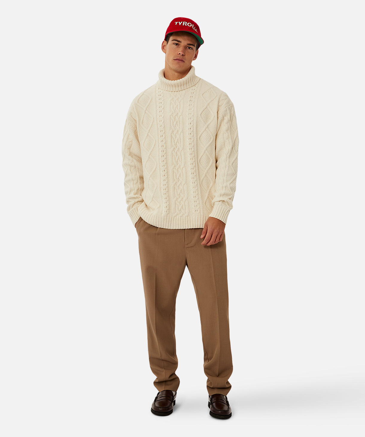 The Montreux Cable Knit - Cream – Industrie Clothing Pty Ltd