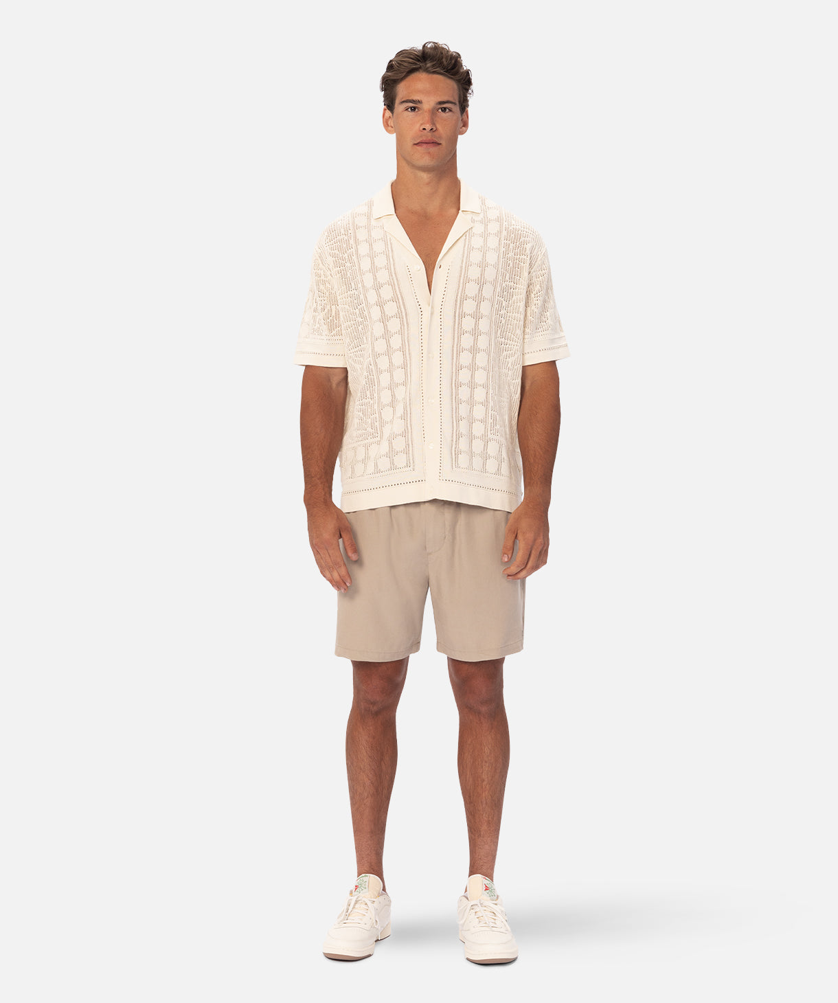 The New Venezia Ss Shirt - Natural