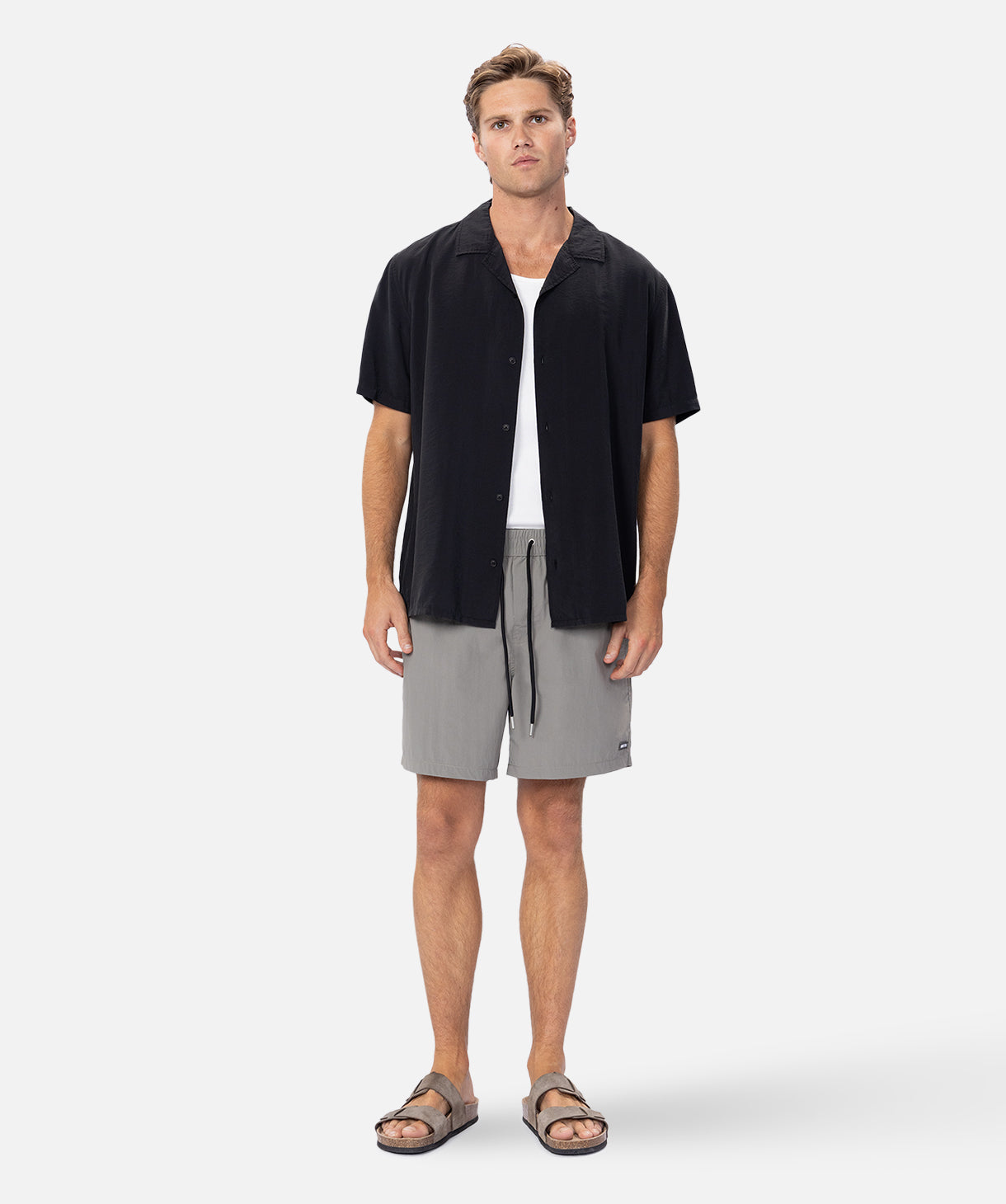 The Santiago S/s Shirt - Black