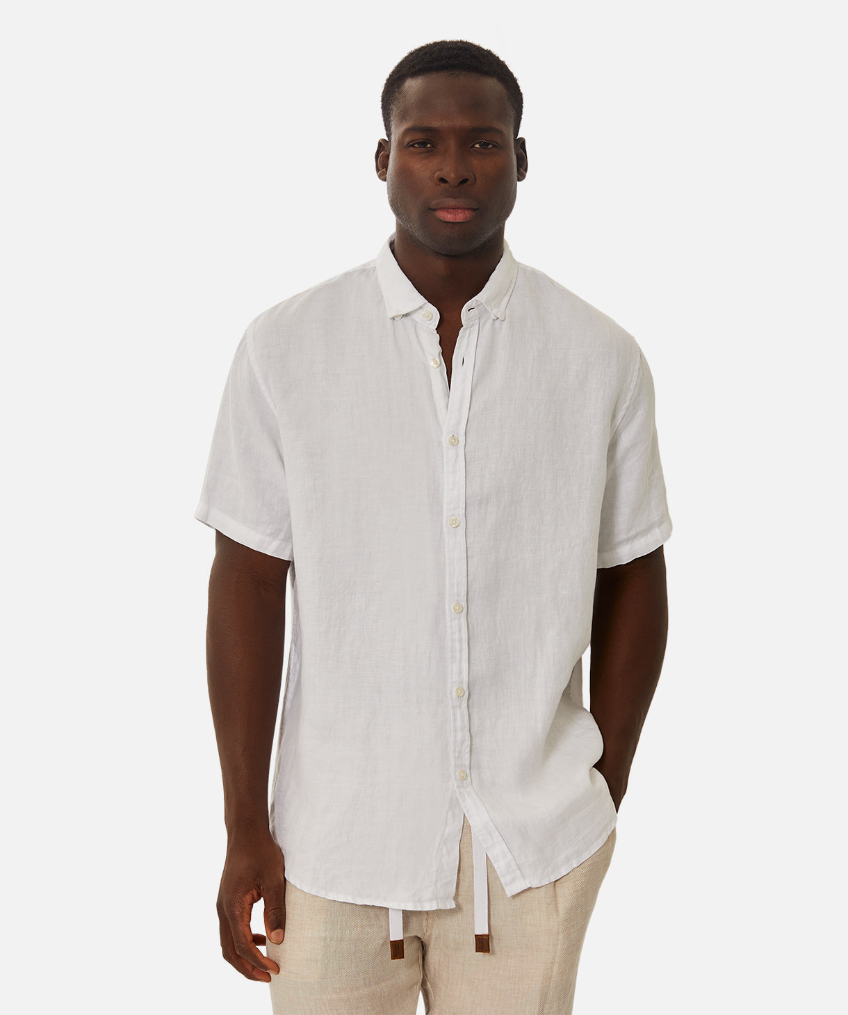 The Trinidad Linen S/s Shirt - White – Industrie Clothing Pty Ltd