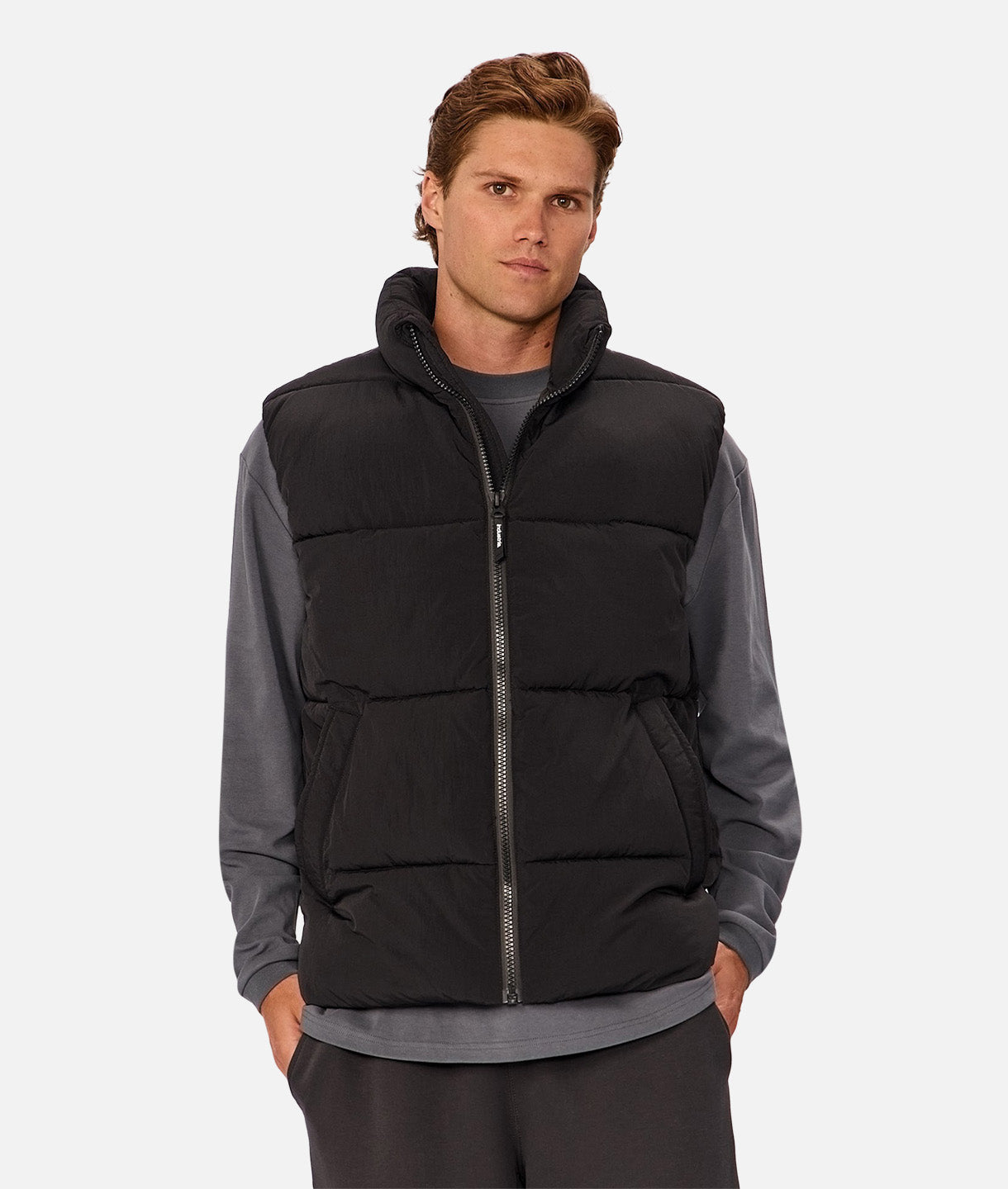 The Busan Puffer Vest - Black – Industrie Clothing Pty Ltd