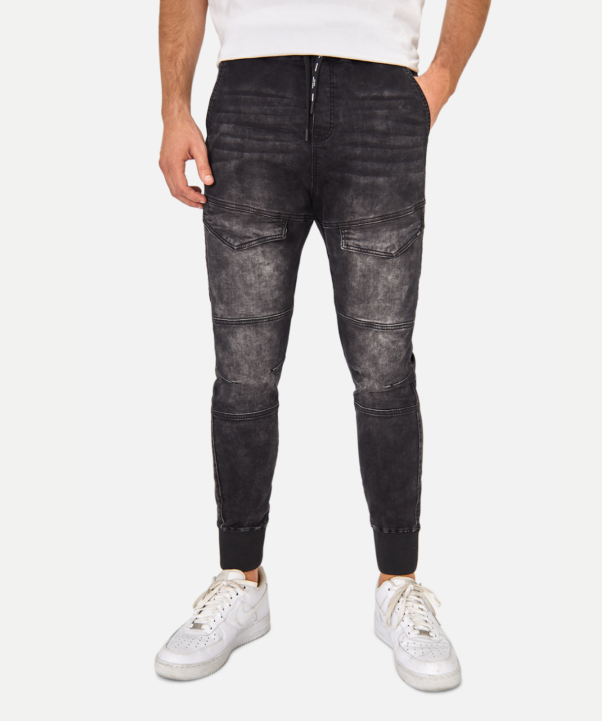 The Denim Armoured Drifter - Washed Black – Industrie Clothing Pty Ltd