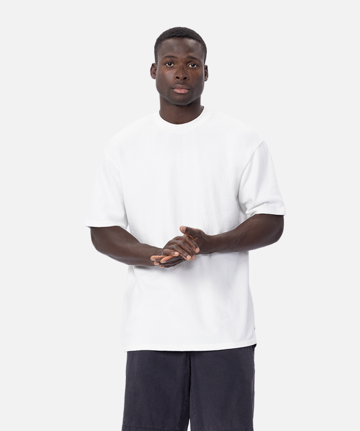 The Henderson Boucle Tee - Chalk