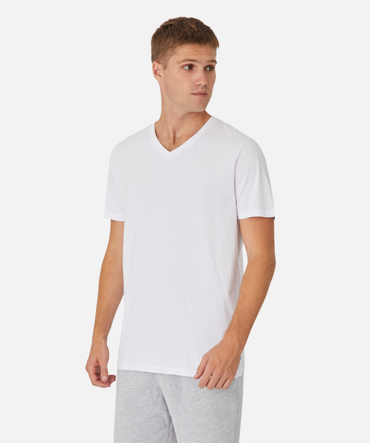 The New Basic Vee Tee - White