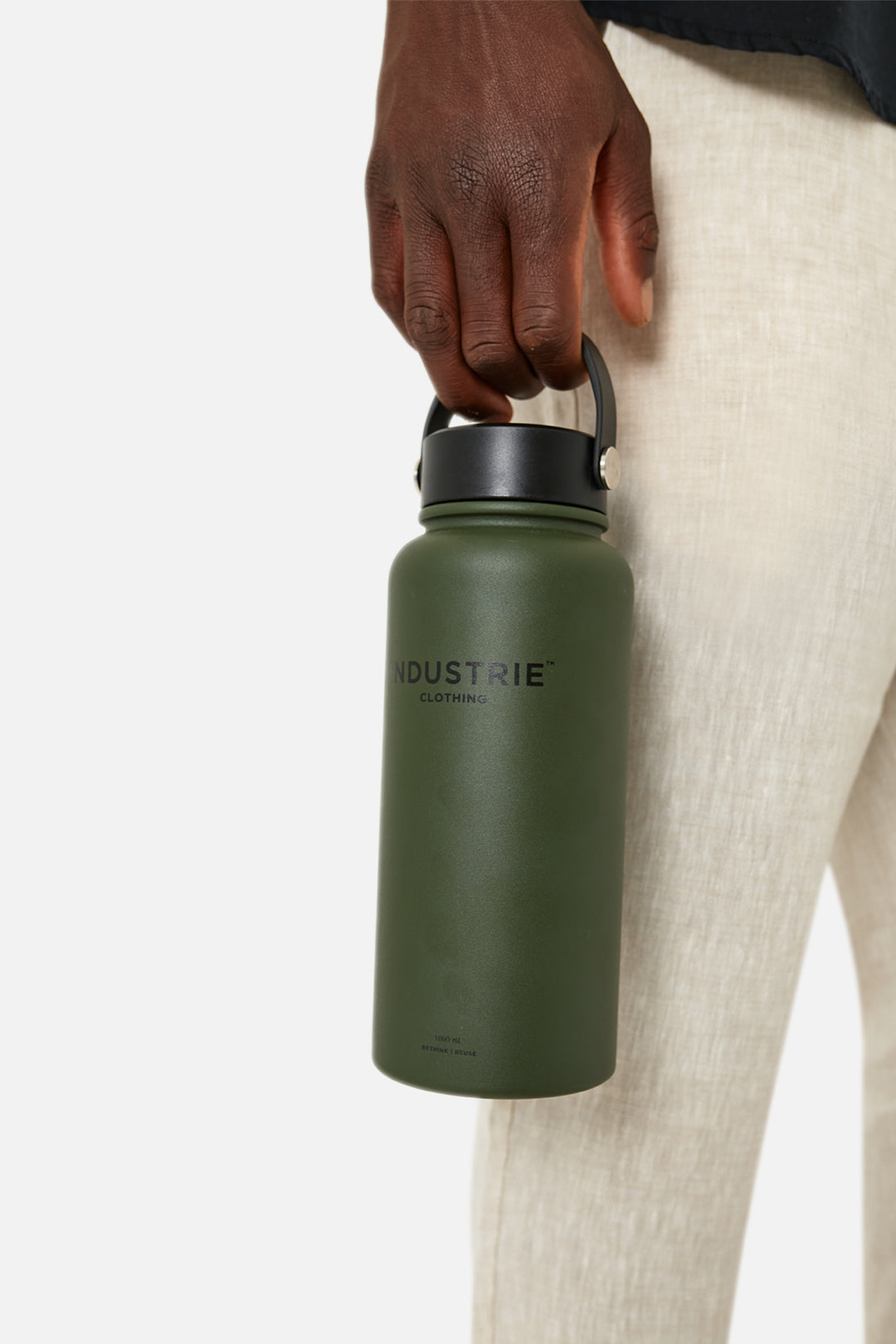 Stay Hydrated Water Bottle - Beige – Industrie Clothing Pty Ltd