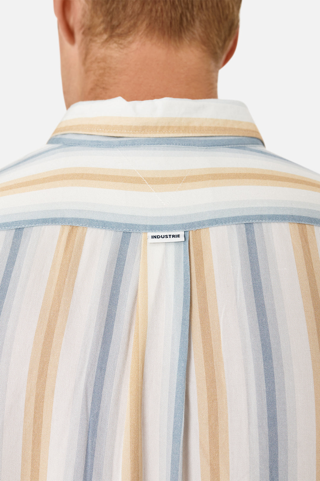 The San Blas S/s Shirt - Blue/Yellow